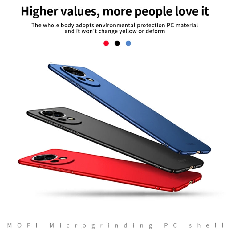 For Huawei nova 13 MOFI Micro-Frosted PC Ultra-thin Hard Phone Case