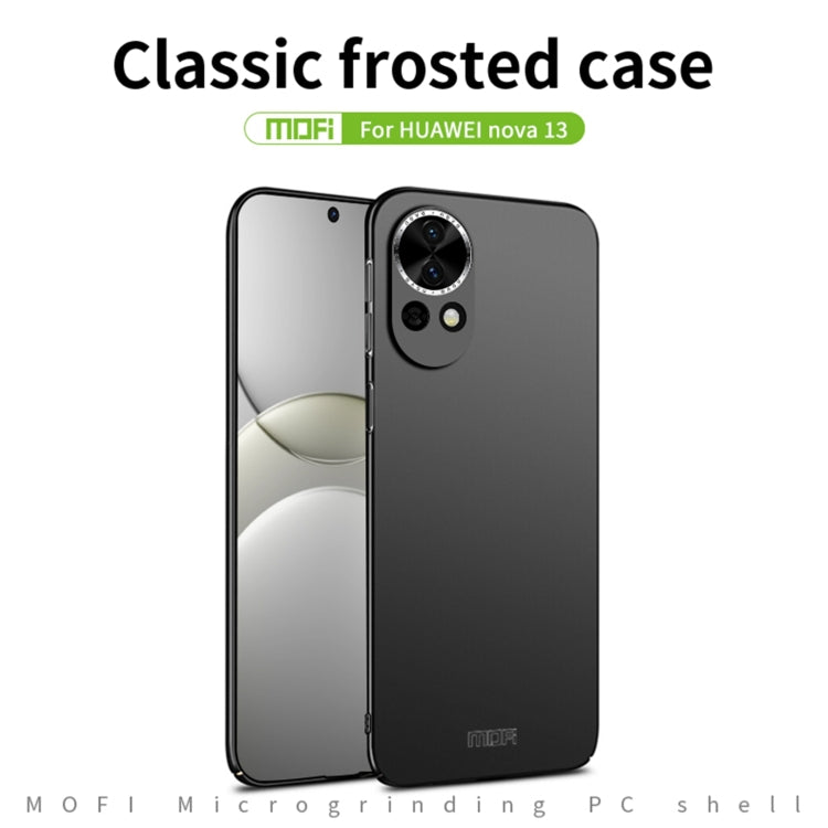 For Huawei nova 13 MOFI Micro-Frosted PC Ultra-thin Hard Phone Case