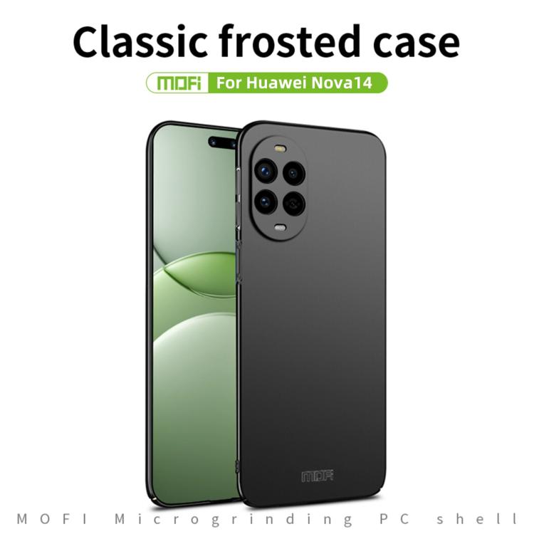 For Huawei nova 14 MOFI Micro-Frosted PC Ultra-thin Hard Phone Case