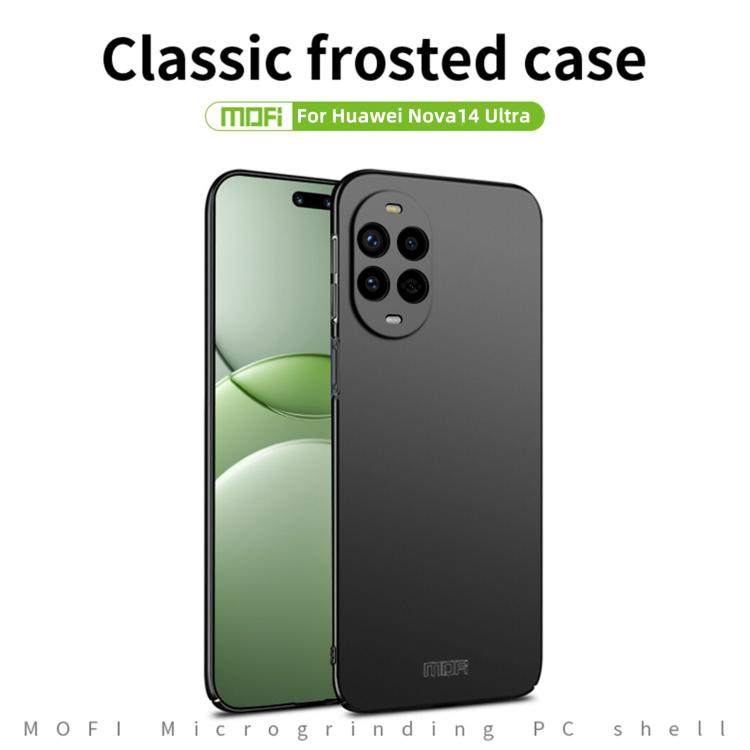 For Huawei nova 14 Ultra MOFI Micro-Frosted PC Ultra-thin Hard Phone Case