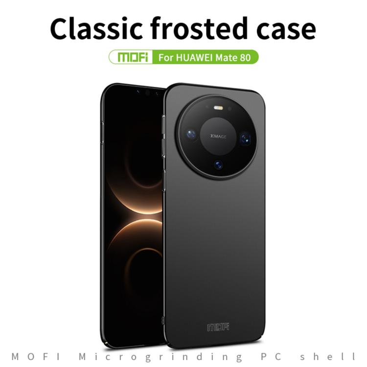 For Huawei Mate 80 MOFI Micro-Frosted PC Ultra-thin Hard Phone Case