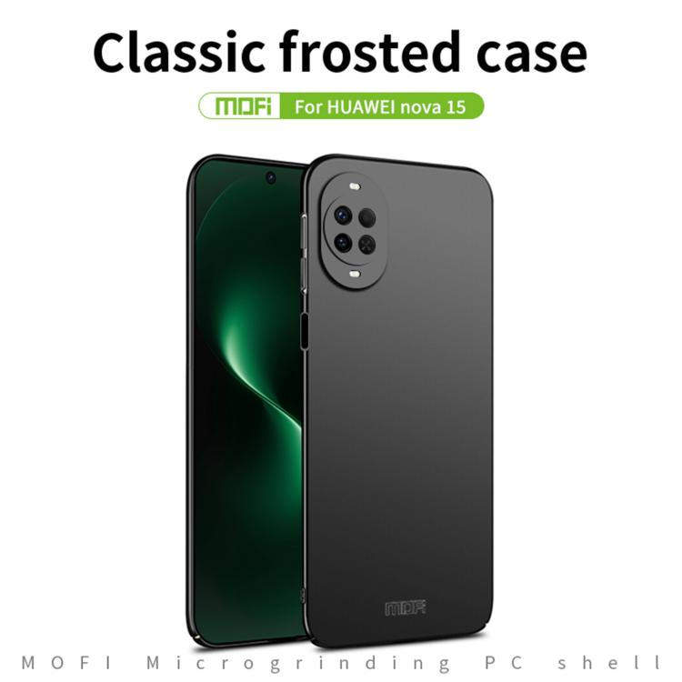 For Huawei nova 15 MOFI Micro-Frosted PC Ultra-thin Hard Phone Case