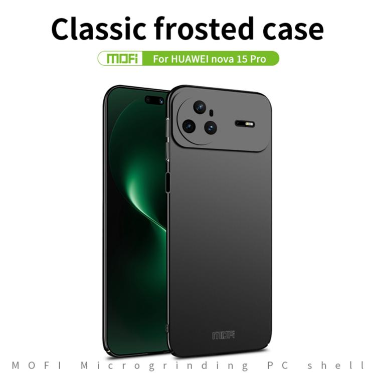For Huawei nova 15 Pro MOFI Micro-Frosted PC Ultra-thin Hard Phone Case