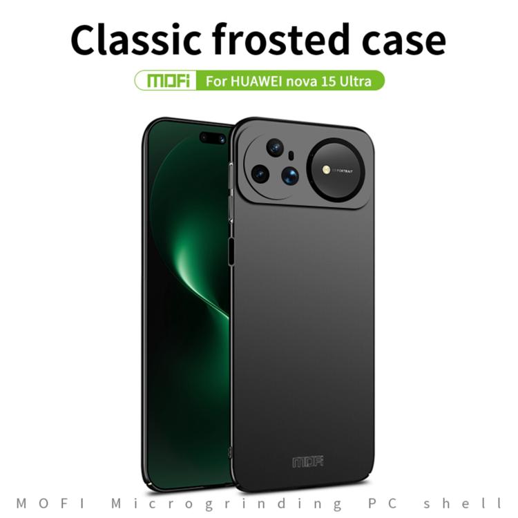 For Huawei nova 15 Ultra MOFI Micro-Frosted PC Ultra-thin Hard Phone Case