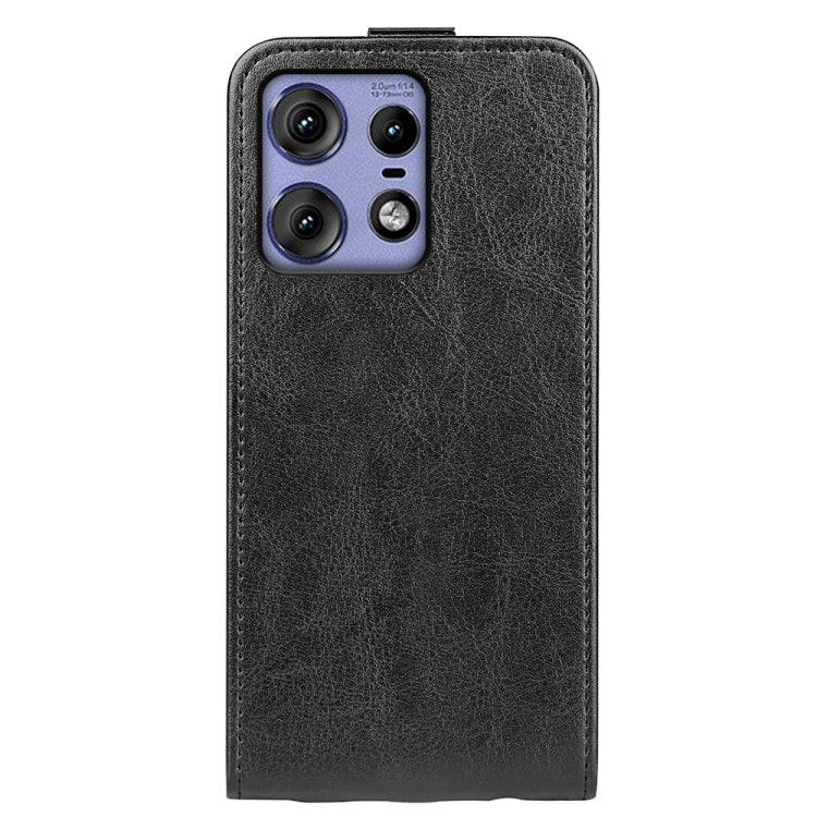 For Motorola Edge 50 Pro R64 Texture Single Vertical Flip Leather Phone Case