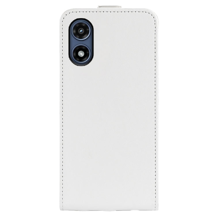 For Motorola Moto G Play 2024 R64 Texture Single Vertical Flip Leather Phone Case