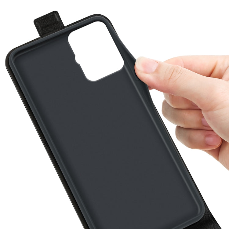 For Motorola Moto G Power 5G 2024 R64 Texture Single Vertical Flip Leather Phone Case