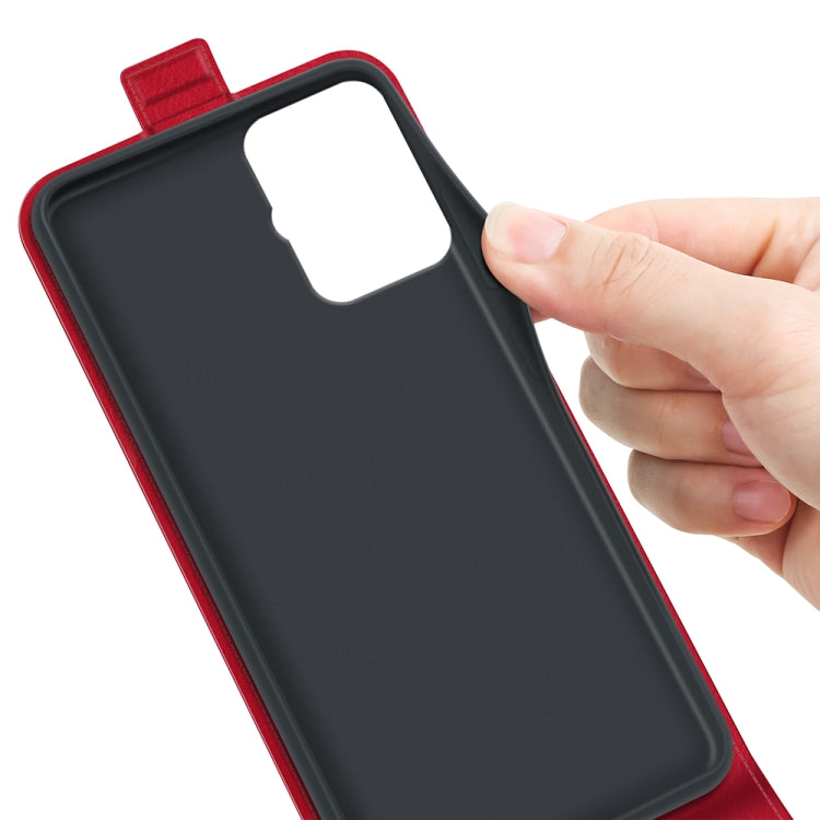 For Motorola Moto G Power 5G 2024 R64 Texture Single Vertical Flip Leather Phone Case