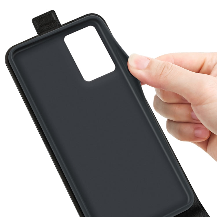 For Motorola Edge 50 Fusion R64 Texture Single Vertical Flip Leather Phone Case