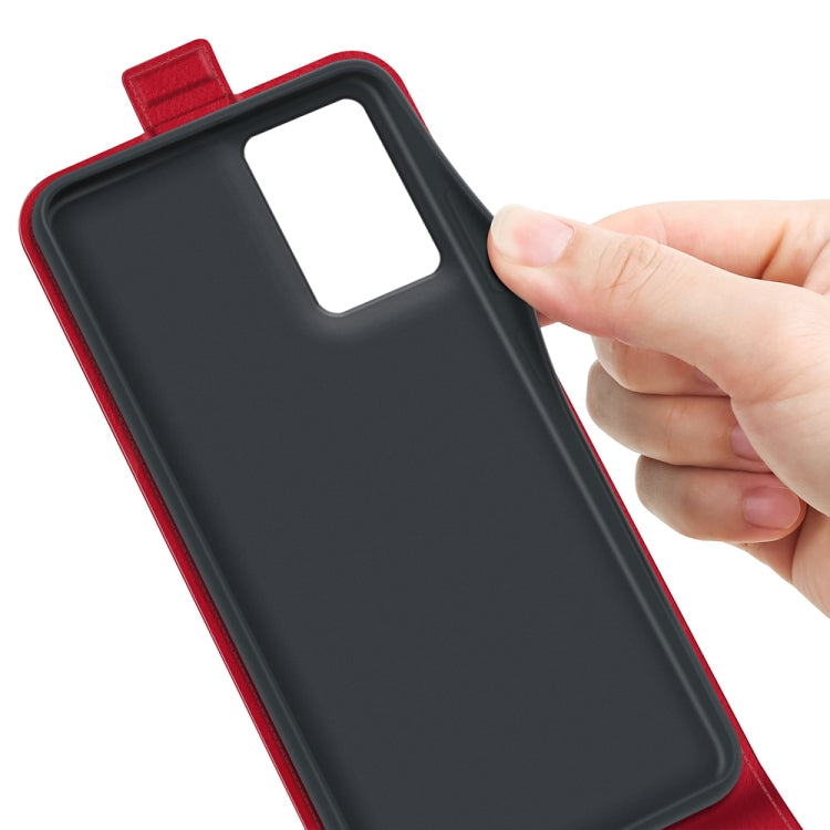 For Motorola Edge 50 Fusion R64 Texture Single Vertical Flip Leather Phone Case