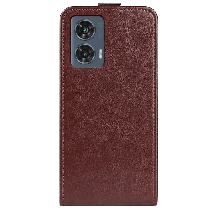 For Motorola Edge 50 Fusion R64 Texture Single Vertical Flip Leather Phone Case