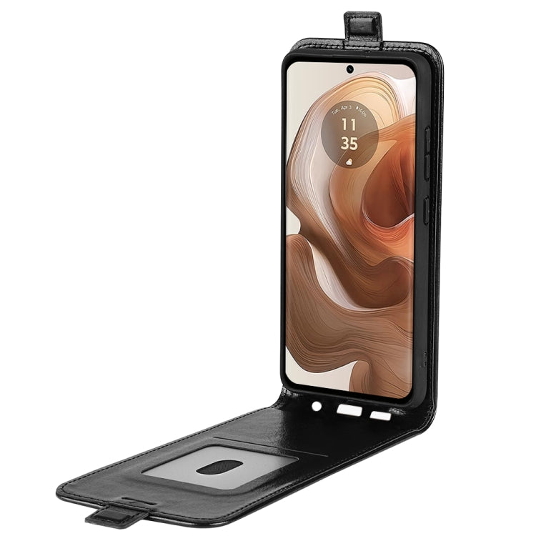 For Motorola Edge 50 Ultra R64 Texture Single Vertical Flip Leather Phone Case