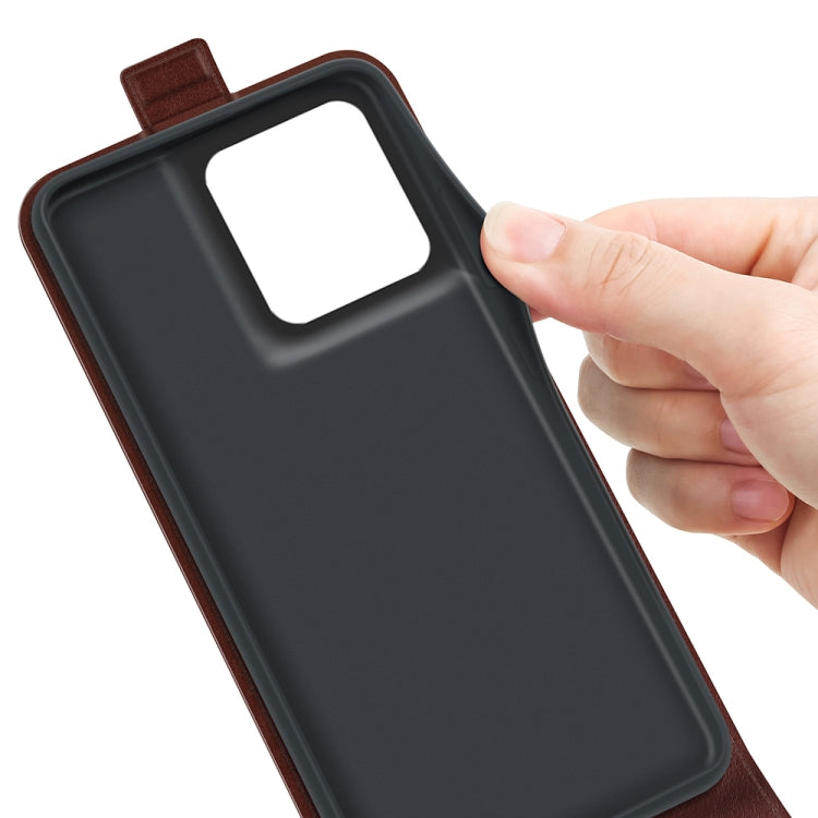 For Motorola Edge 50 Ultra R64 Texture Single Vertical Flip Leather Phone Case
