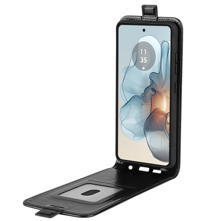 For Motorola Moto G24 Power R64 Texture Single Vertical Flip Leather Phone Case