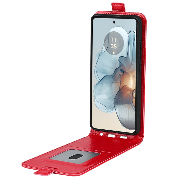 For Motorola Moto G24 Power R64 Texture Single Vertical Flip Leather Phone Case