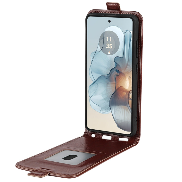 For Motorola Moto G24 Power R64 Texture Single Vertical Flip Leather Phone Case