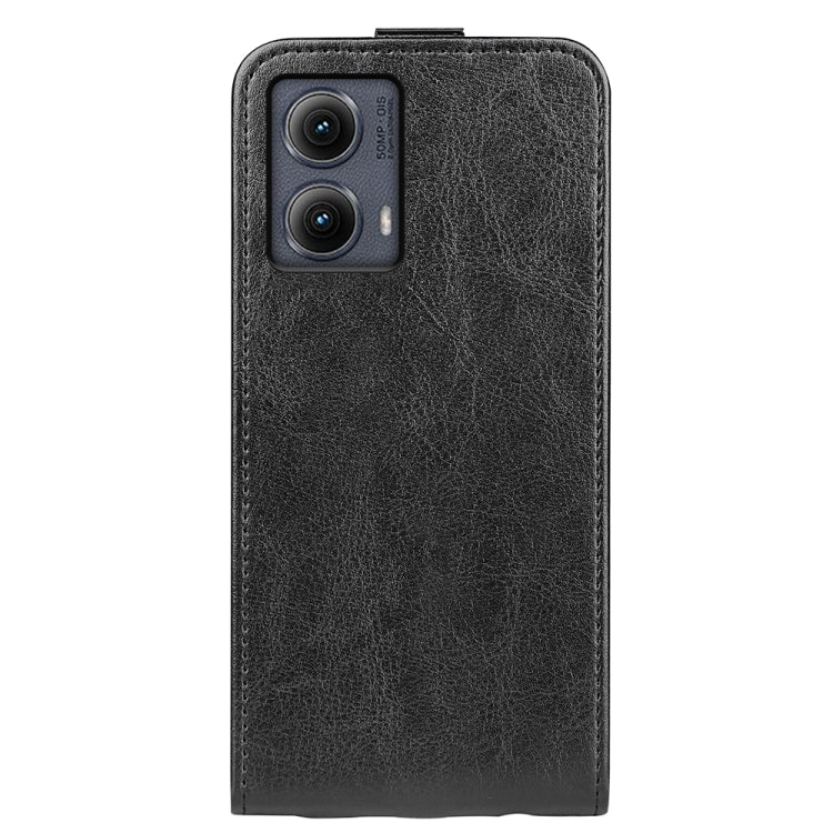For Motorola Edge 5G 2024 R64 Texture Single Vertical Flip Leather Phone Case