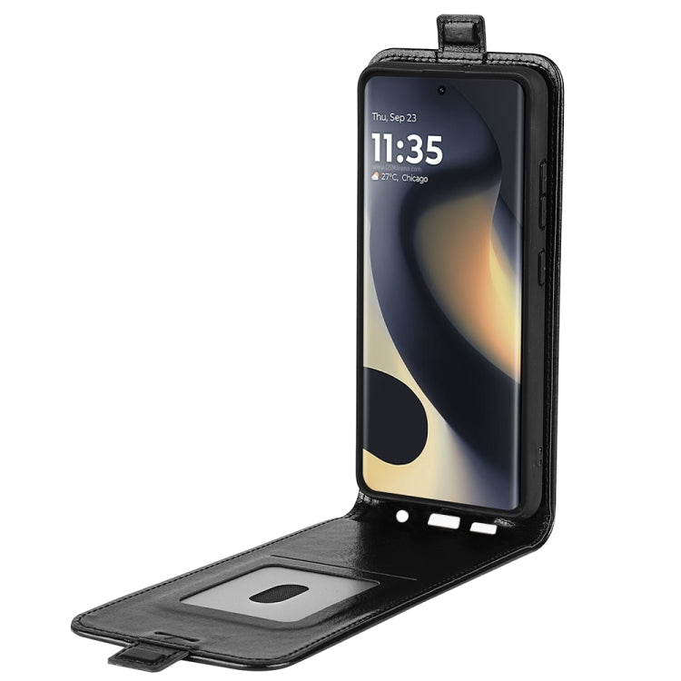 For Motorola Edge 5G 2024 R64 Texture Single Vertical Flip Leather Phone Case