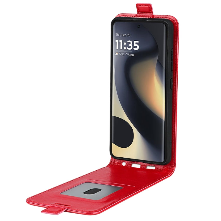 For Motorola Edge 5G 2024 R64 Texture Single Vertical Flip Leather Phone Case