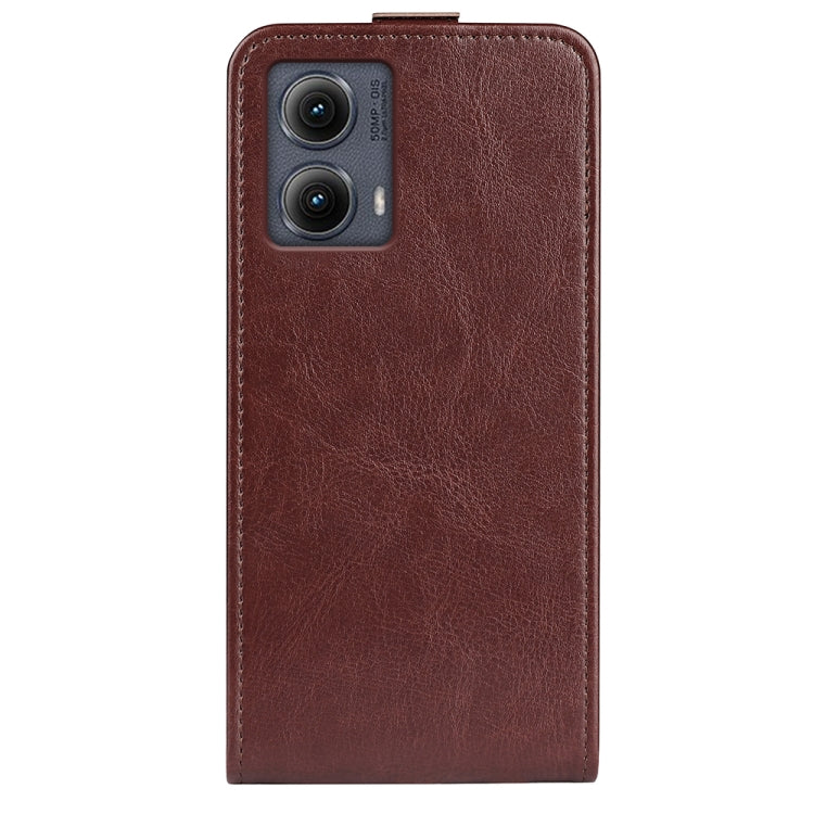 For Motorola Edge 5G 2024 R64 Texture Single Vertical Flip Leather Phone Case