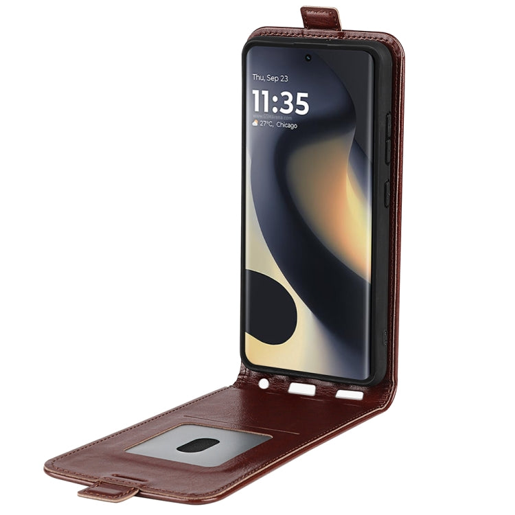 For Motorola Edge 5G 2024 R64 Texture Single Vertical Flip Leather Phone Case