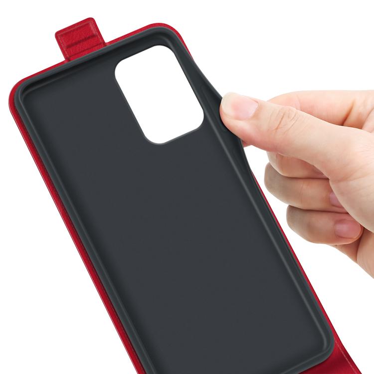 For Motorola Moto E15 R64 Texture Single Vertical Flip Leather Phone Case