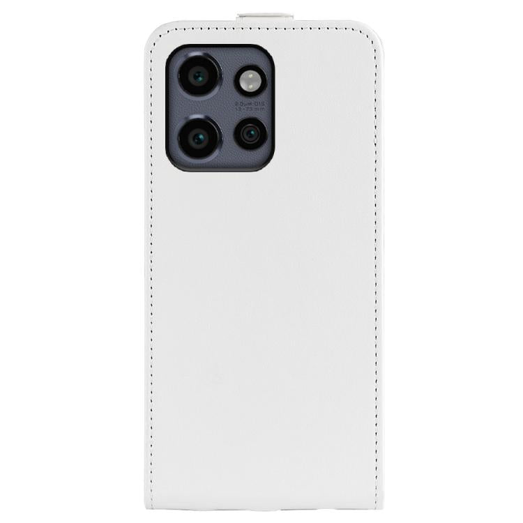 For Motorola Edge 50 Neo 5G R64 Texture Single Vertical Flip Leather Phone Case