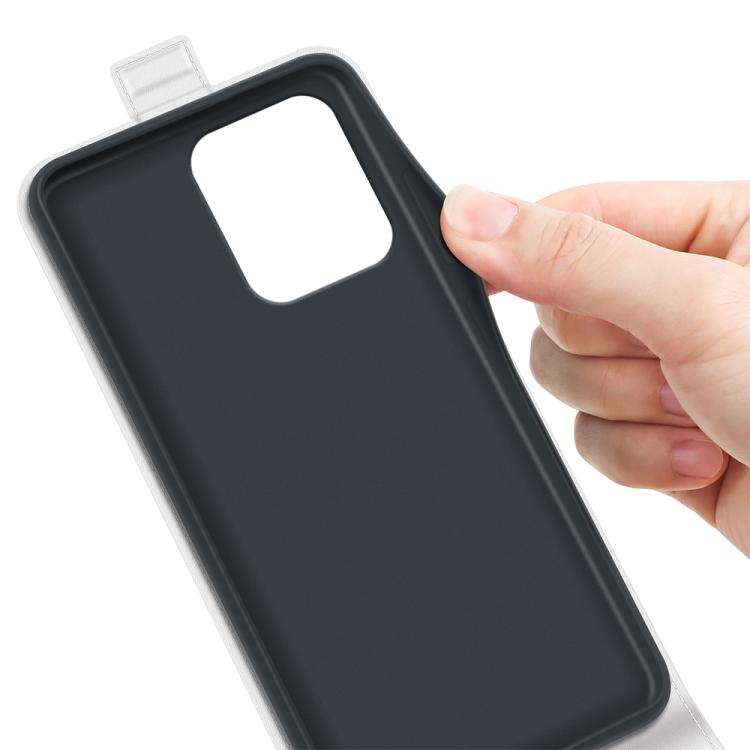 For Motorola Edge 50 Neo 5G R64 Texture Single Vertical Flip Leather Phone Case