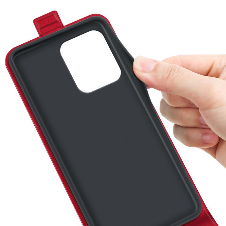 For Motorola Edge 50 Neo 5G R64 Texture Single Vertical Flip Leather Phone Case