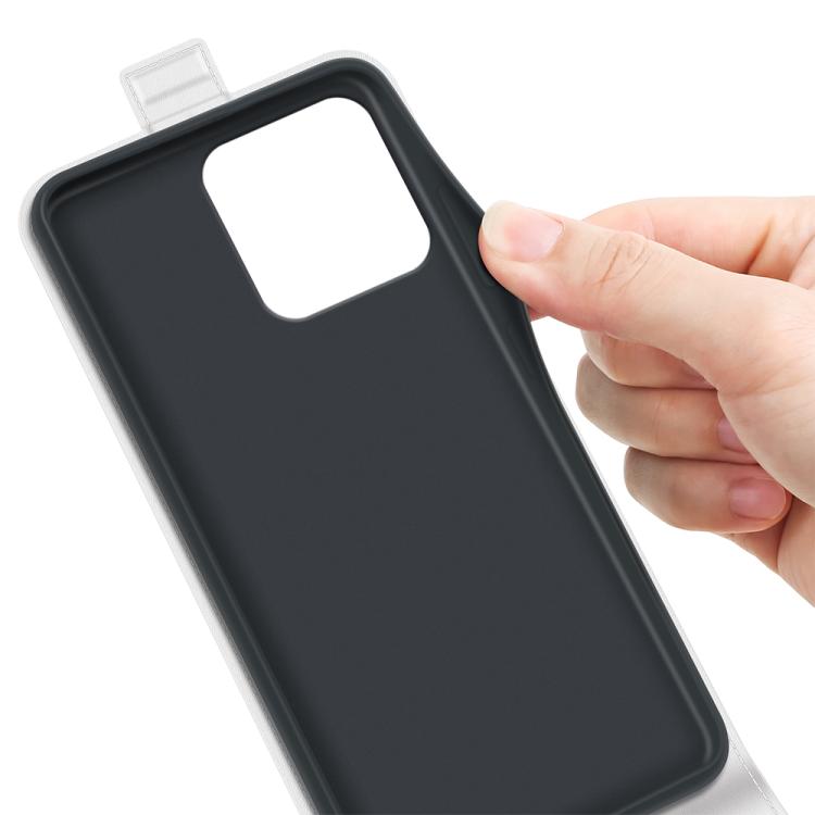 For Motorola Moto G15 R64 Texture Single Vertical Flip Leather Phone Case
