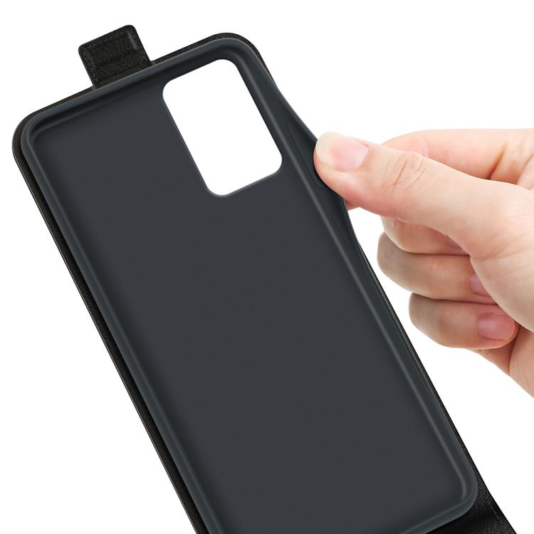 For Motorola Moto G35 R64 Texture Single Vertical Flip Leather Phone Case