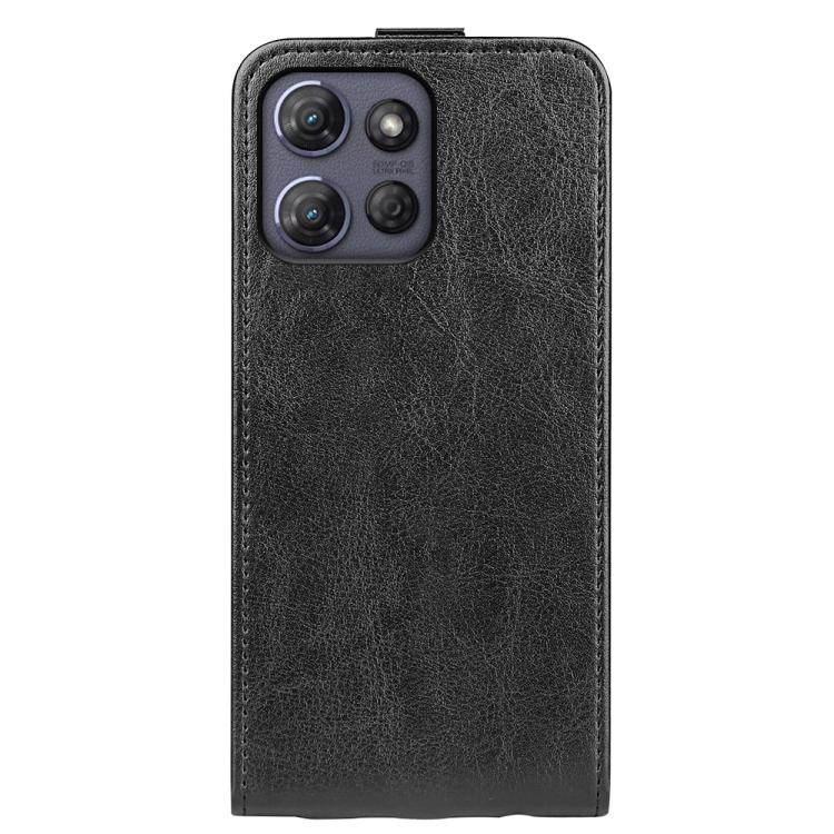 For Motorola Moto G Power 2025 R64 Texture Single Vertical Flip Leather Phone Case