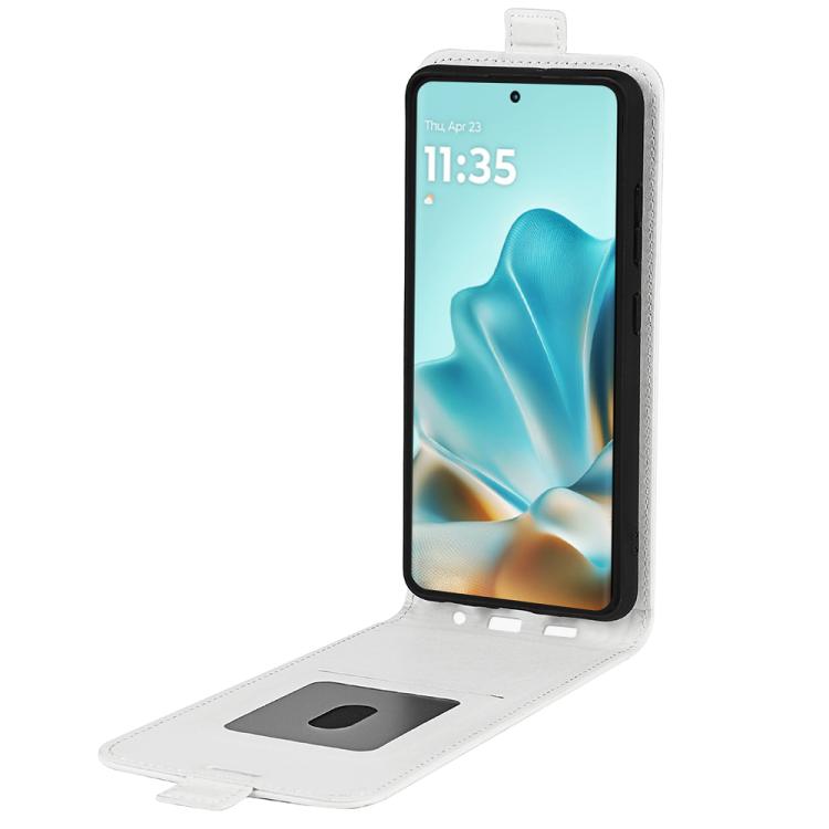 For Motorola Moto Edge 60 Fusion R64 Texture Single Vertical Flip Leather Phone Case