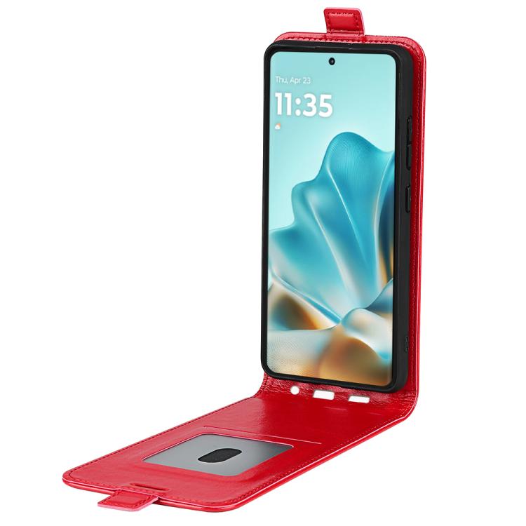 For Motorola Moto Edge 60 Fusion R64 Texture Single Vertical Flip Leather Phone Case