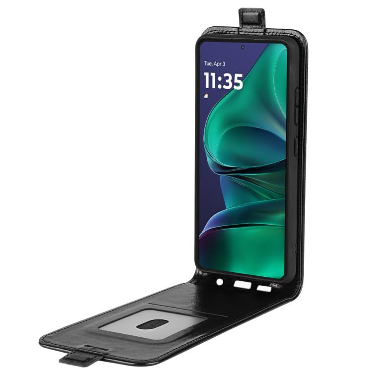 For Motorola Moto G Stylus 5G 2025 R64 Texture Single Vertical Flip Leather Phone Case