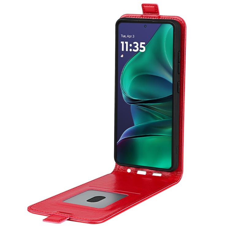 For Motorola Moto G Stylus 5G 2025 R64 Texture Single Vertical Flip Leather Phone Case