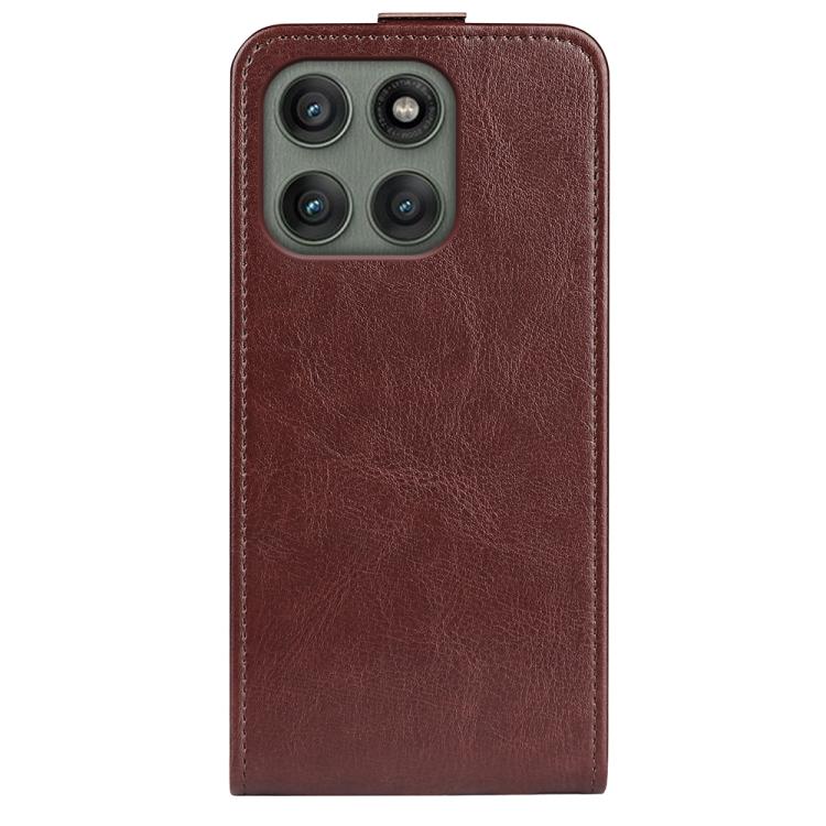 For Motorola Edge 60 Pro R64 Texture Single Vertical Flip Leather Phone Case