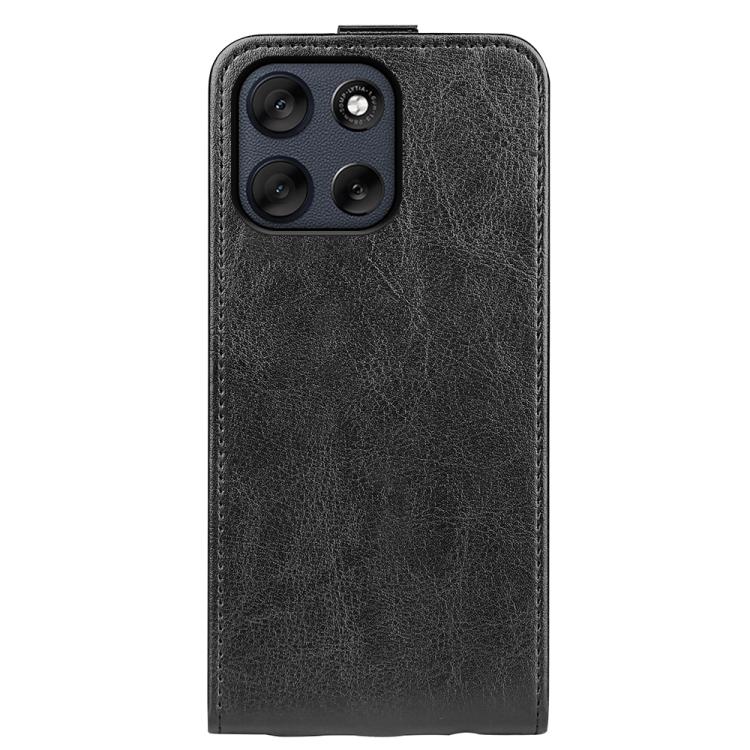 For Motorola Moto G56 5G / G66Y R64 Texture Single Vertical Flip Leather Phone Case