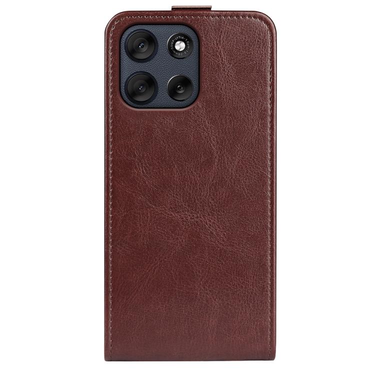 For Motorola Moto G56 5G / G66Y R64 Texture Single Vertical Flip Leather Phone Case