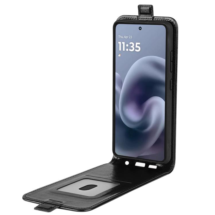 For Motorola Moto G86 Power R64 Texture Single Vertical Flip Leather Phone Case