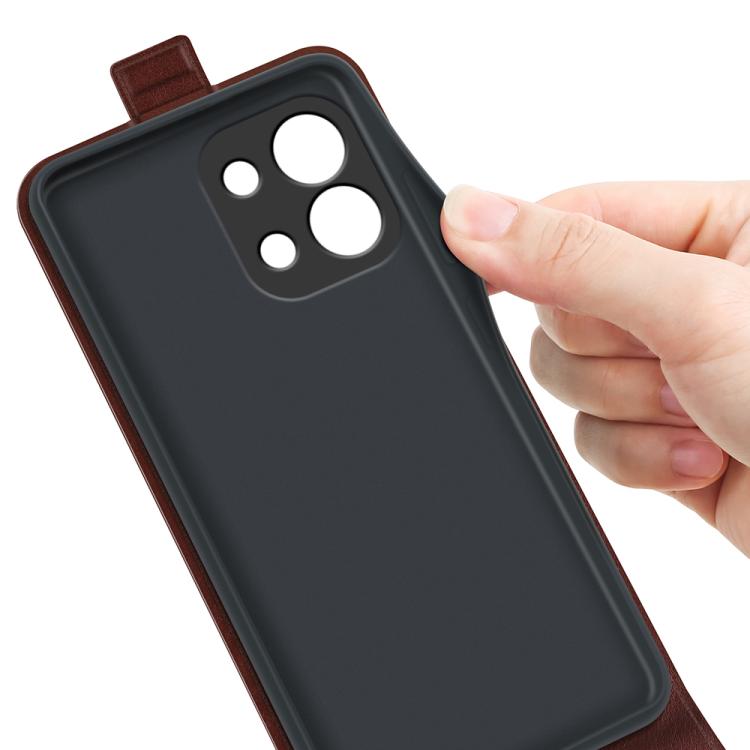 For Motorola Moto G86 Power R64 Texture Single Vertical Flip Leather Phone Case