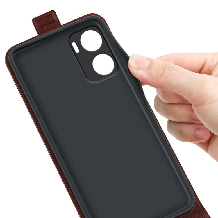 For Motorola Moto G06 4G R64 Texture Single Vertical Flip Leather Phone Case