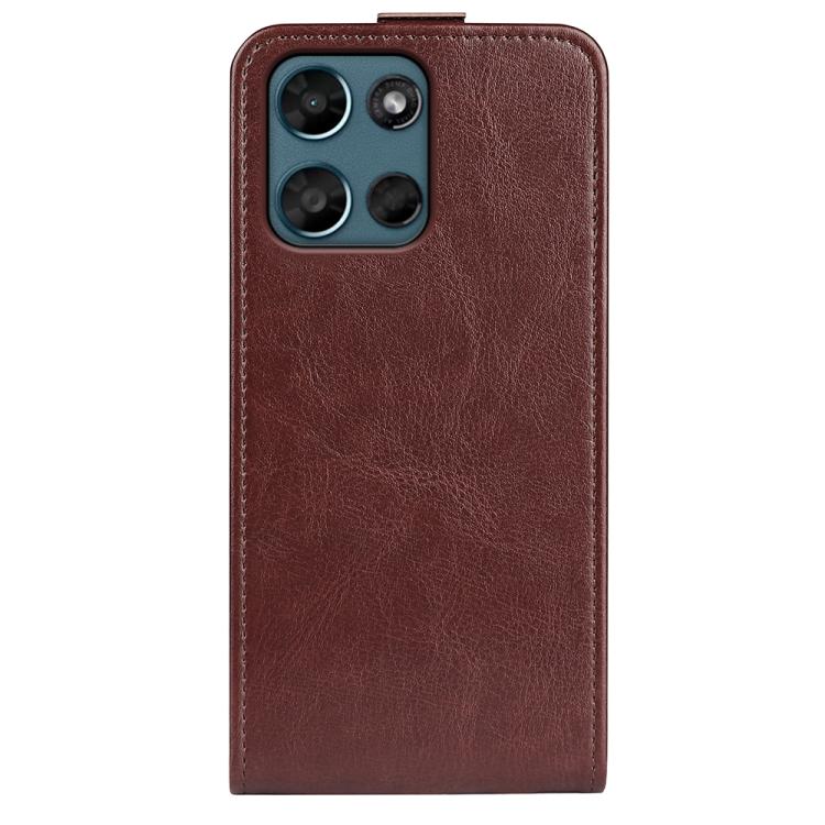For Motorola Moto G 5G 2026 R64 Texture Single Vertical Flip Leather Phone Case