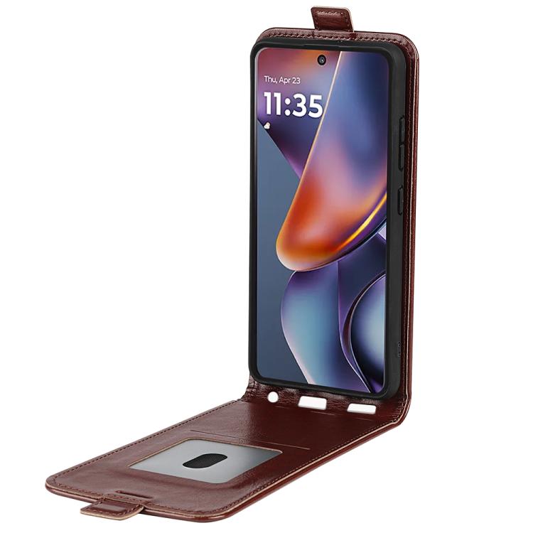 For Motorola Moto G 5G 2026 R64 Texture Single Vertical Flip Leather Phone Case