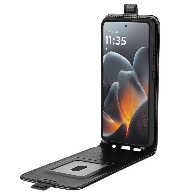 For Motorola Signature 5G R64 Texture Single Vertical Flip Leather Phone Case