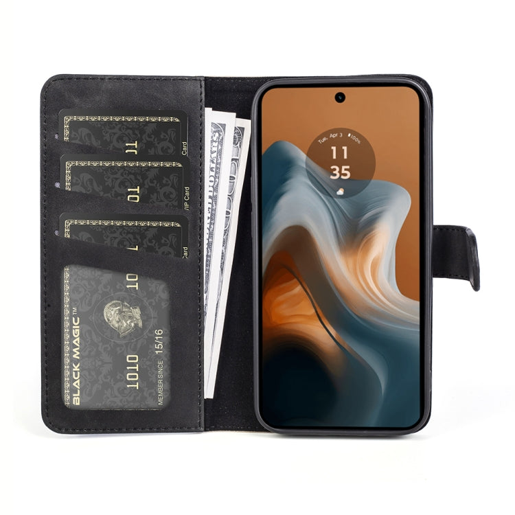 For Motolora Moto G34 Stitching Horizontal Flip Leather Phone Case