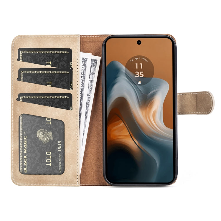 For Motolora Moto G34 Stitching Horizontal Flip Leather Phone Case