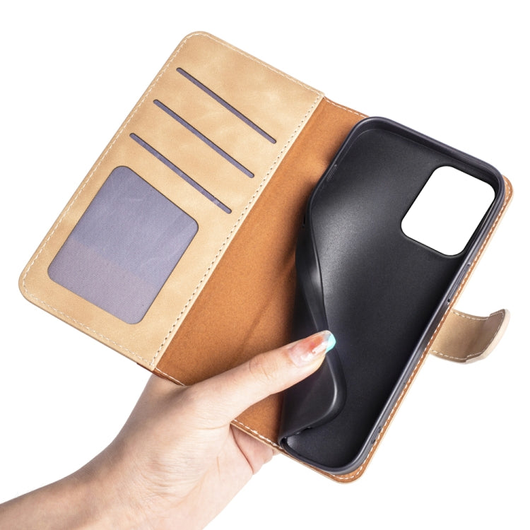 For Motolora Moto G34 Stitching Horizontal Flip Leather Phone Case
