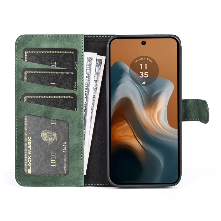For Motolora Moto G34 Stitching Horizontal Flip Leather Phone Case