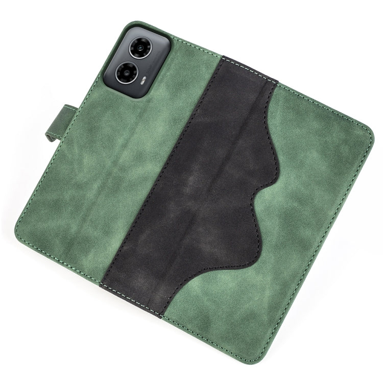 For Motolora Moto G34 Stitching Horizontal Flip Leather Phone Case